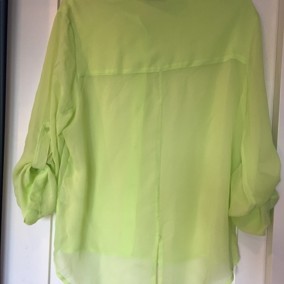 2/$10! Sam & Lavi sheer rayon blouse - Picture 2 of 7